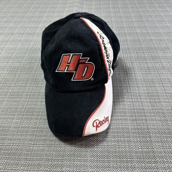 Harley Davidson Cap‎ Hat Large Racing Screamin' Eagle Corduroy Embroidered - Picture 1 of 6